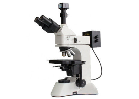 গুণ  DIC Optical Polarizing Microscope WF10X 5X 50X Reflected Microscope Light Source কারখানা